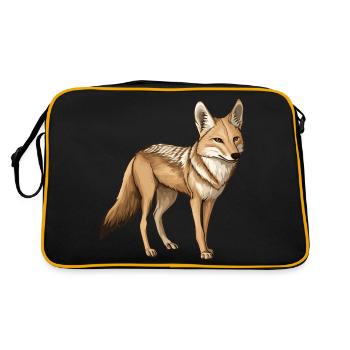 Jackal - Retro Bag - black/gold - Back
