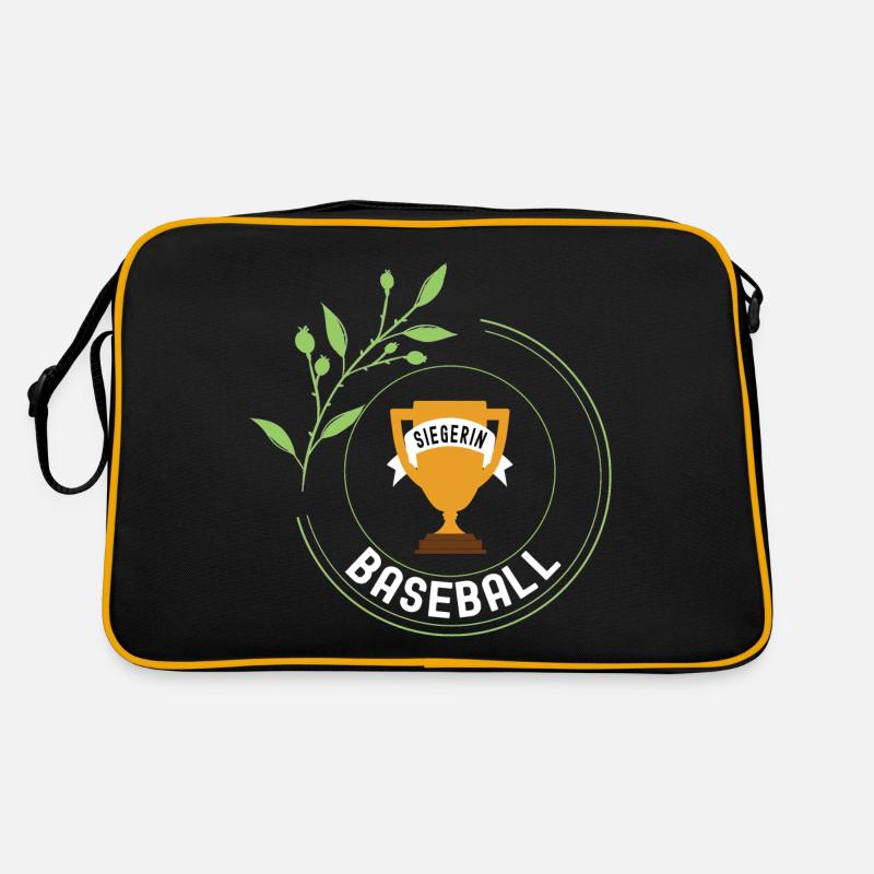 Baseball Siegerin Gewinner Turnier Meisterschaft Retro Tasche