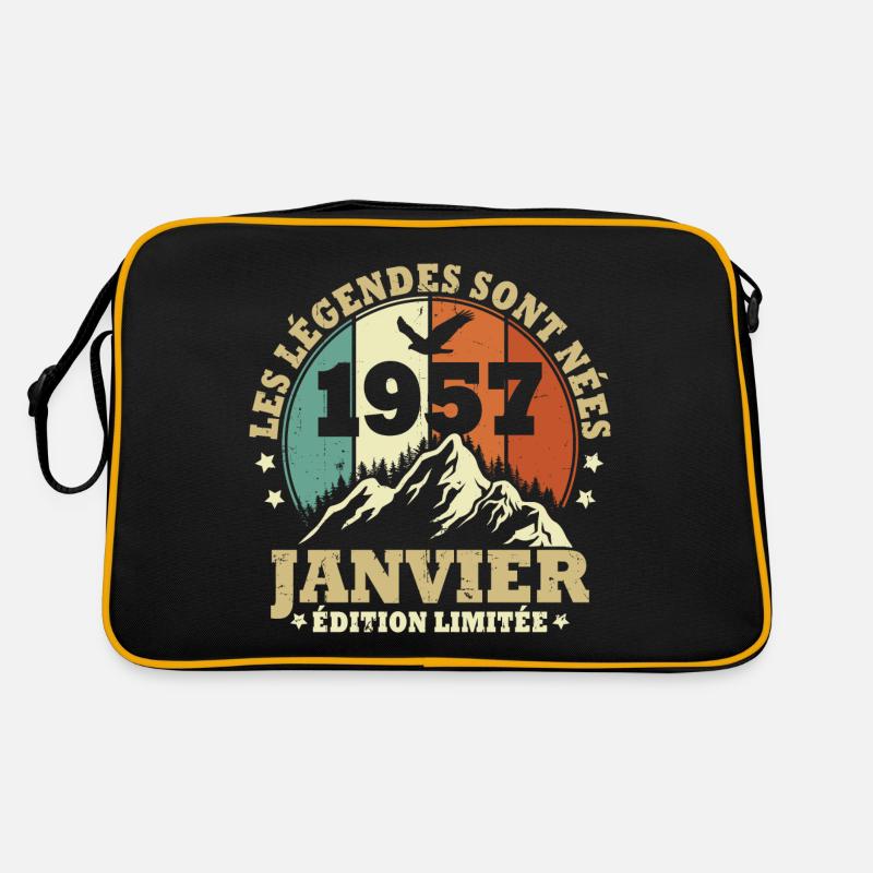 Les légendes sont nées en Janvier 1957 Vintage Sac Retro
