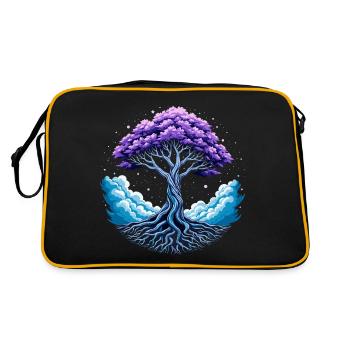 Midgard Yggdrasil Arbre De Vie Viking - Sac Retro - noir/or - Dos