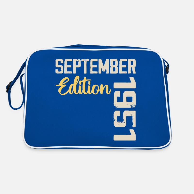 Septembre 1951 - 73e Anniversaire September 1951 Sac Retro