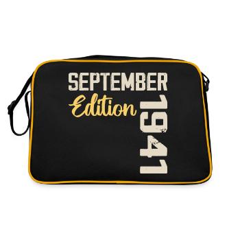 Septembre 1941 - 83e Anniversaire September 1941 - Sac Retro - noir/or - Dos