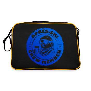 Sloth Apres Ski Team Saying - Sac Retro - noir/or - Dos