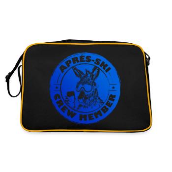 Dicton de l’équipe d’après-ski Donkey - Sac Retro - noir/or - Dos