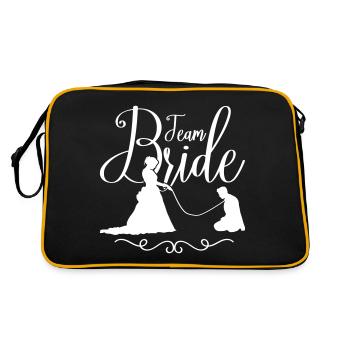 Équipe Couple de mariée Lustig - Sac Retro - noir/or - Dos