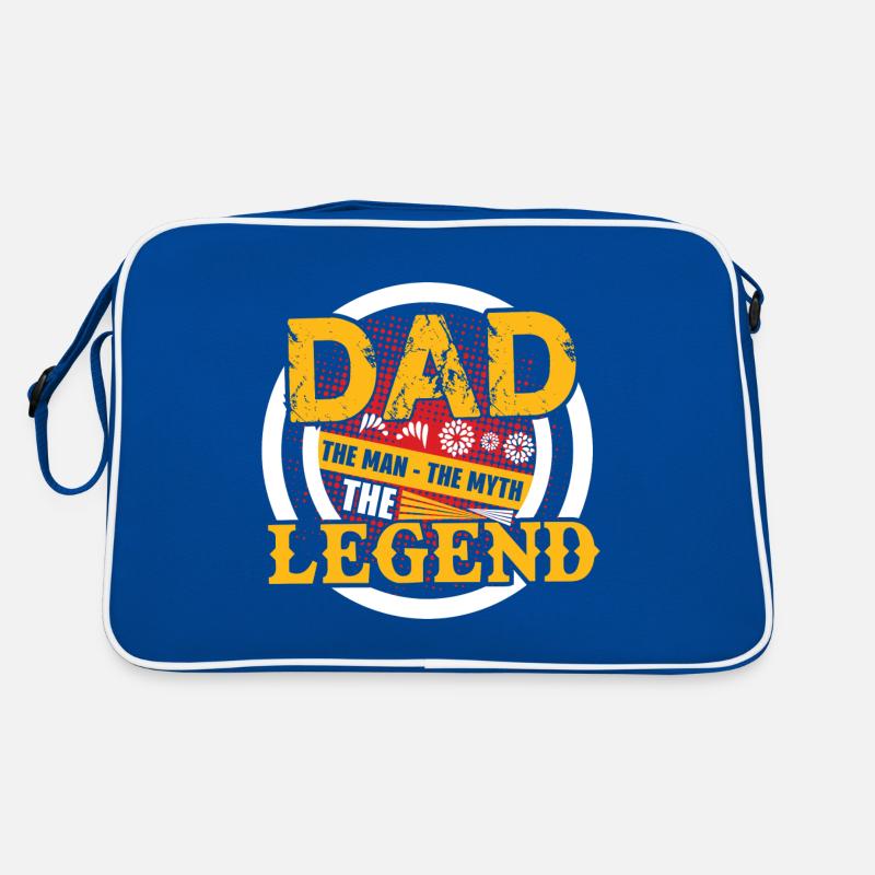 Dad The Man The Myth The Legend Retro Bag