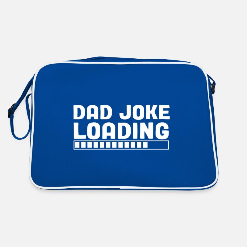 Papa Witz loading Sei Papas Shirt Geschenkidee Retro Tasche