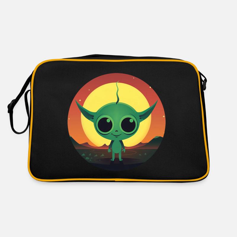 Coucher de soleil extraterrestre Sac Retro