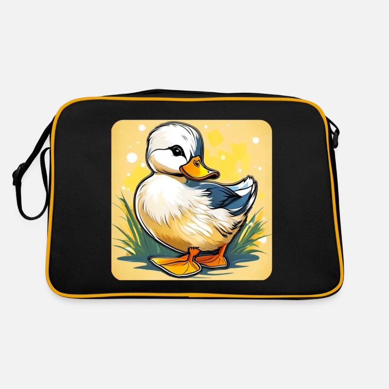 Mignon petit canard Sac Retro