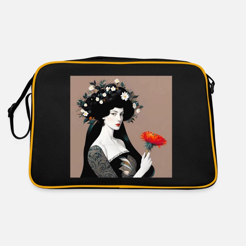 Elysia, digitale Malerei Retro Tasche
