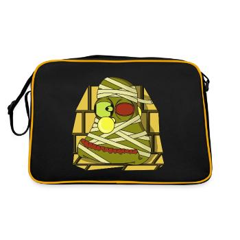 DEAD LANGUAGES - Retro Bag - black/gold - Back