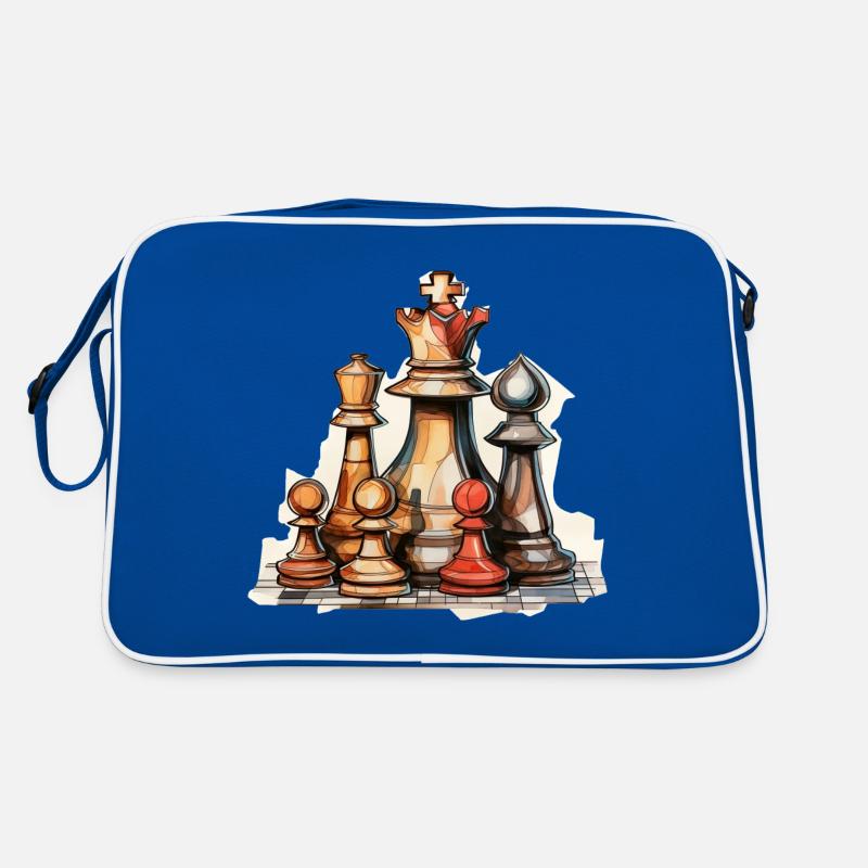 Schach Retro Tasche