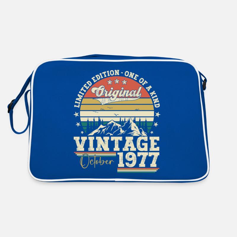 Original Octobre 1977 45th Birthday Gift Cool Sac Retro