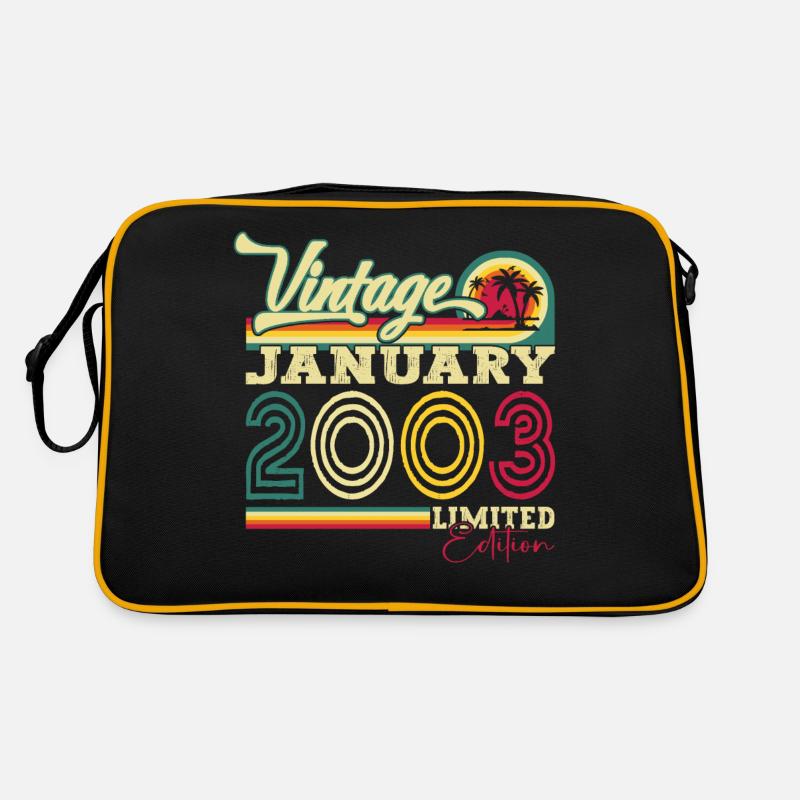 Year 2003 January 20th birthday gift man Retro Bag