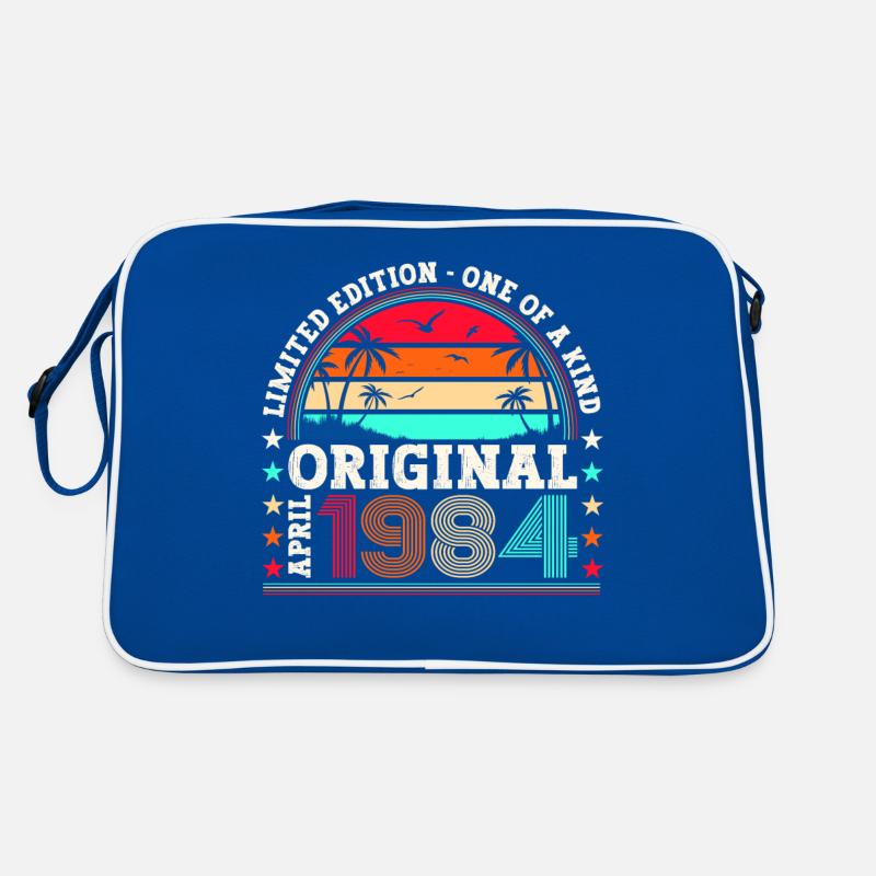 39e anniversaire Mann Original April Né en 1984 Sac Retro