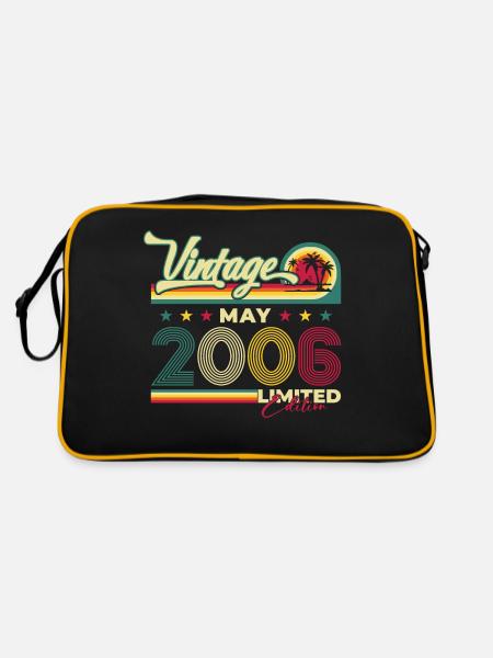 Millésime 2006 Millésime 2006 18ème anniversaire 2006 - Sac Retro - noir/or - Dos