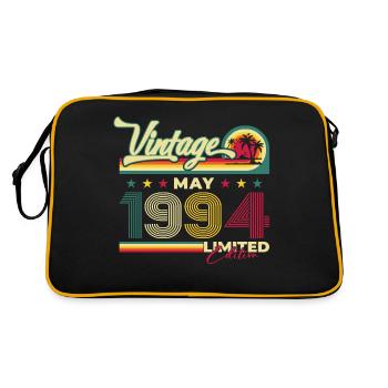 Best of May 1994 Vintage 1994 Birthday 1994 - Retro Bag - black/gold - Back