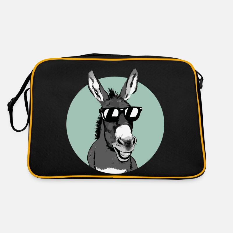 Esel Eselchen Maultier Muli Retro Tasche