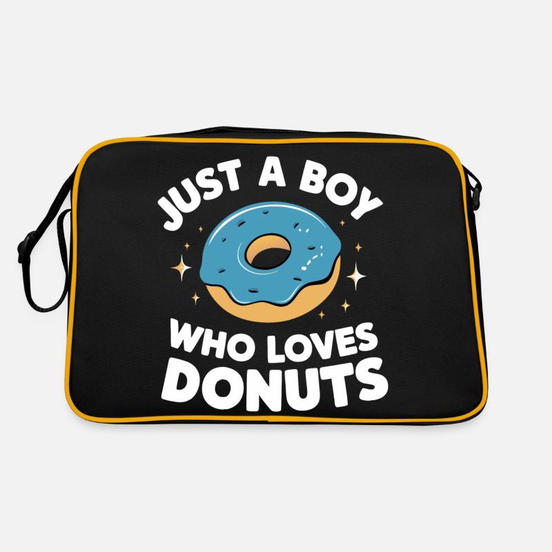 Donut Donuts Candy Bagel Retro Bag