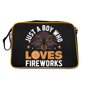 Pyrotechnics Fireworks Pyrotechnics - Retro Bag - black/gold - Back