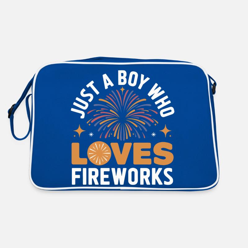 Pyrotechnics Fireworks Pyrotechnics Retro Bag