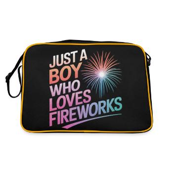 Pyrotechnics Fireworks Pyrotechnics - Retro Bag - black/gold - Back
