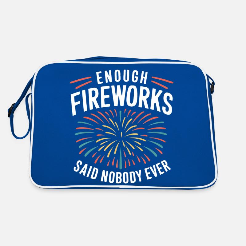 Pyrotechnics Fireworks Pyrotechnics Retro Bag