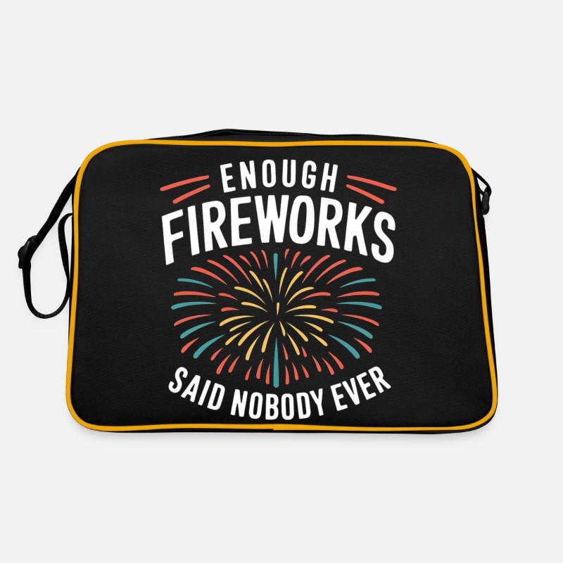 Pyrotechnics Fireworks Pyrotechnics Retro Bag