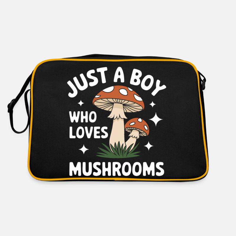 Champignons Champignons Champignon Champignon Sac Retro
