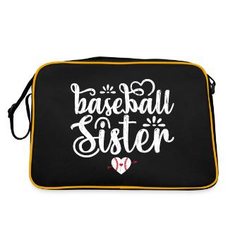 Baseball Sister Baseball Baseball Sister - Sac Retro - noir/or - Dos