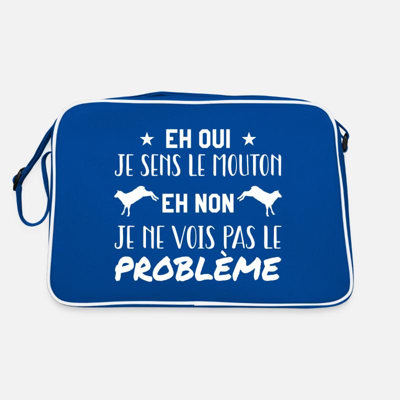 Ich rieche die Schafe - nein, ich sehe das Problem nicht Retro Tasche