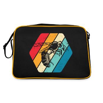 Hornet Wasp Insect Nature Retro - Retro Bag - black/gold - Back