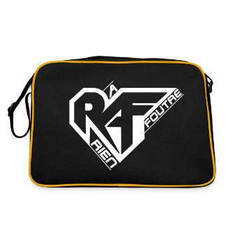 RIEN A FOUTRE - RIENAFOUTRE - Kien - SMSO prod - Sac Retro - noir/or - Dos