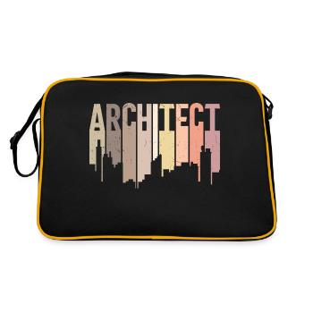Architecte - Sac Retro - noir/or - Dos