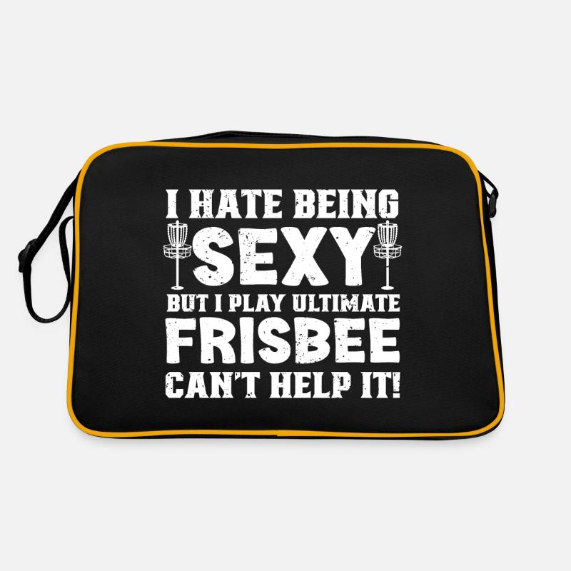 Disc Golf Player Frisbee Player Sac Retro