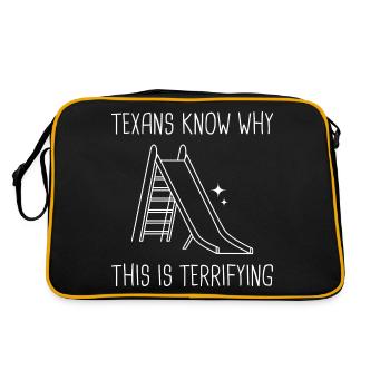Texas Weather Hot Slide Design pour les fiers Texans - Sac Retro - noir/or - Dos