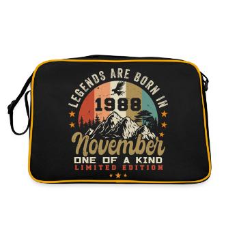 Cadeau d’anniversaire novembre 1988 - Novembre 1988 - Sac Retro - noir/or - Dos
