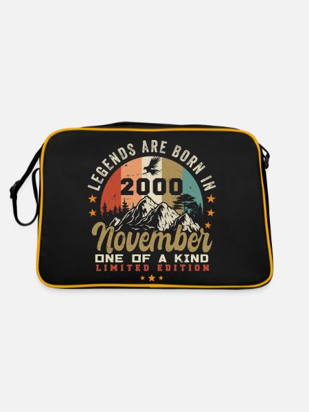 November 2000 birthday present - 2000 november - Retro Bag - black/gold - Back