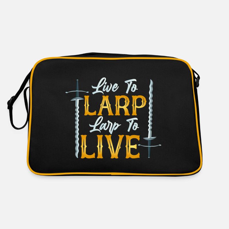 Larp Larper Larping Live Action Role-playing Game Retro Bag