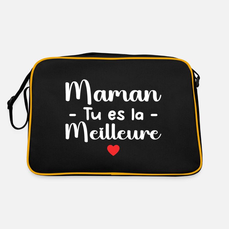 Maman Tu Es La Meilleure Sac Retro