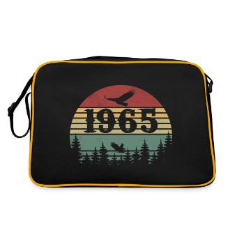 1965 Vintage Cadeau D’anniversaire 1965 Retro 1965 - Sac Retro - noir/or - Dos
