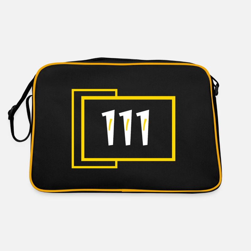 111 vide - Sac Retro - noir/or