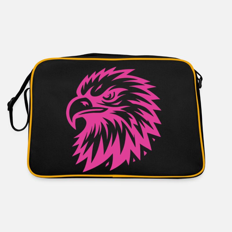 Pinker Adler Design Retro Tasche