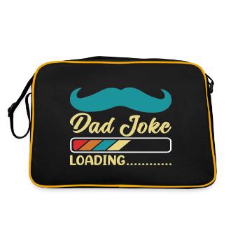 Dad Joke loading Be dad's shirt Gift idea - Retro Bag - black/gold - Back
