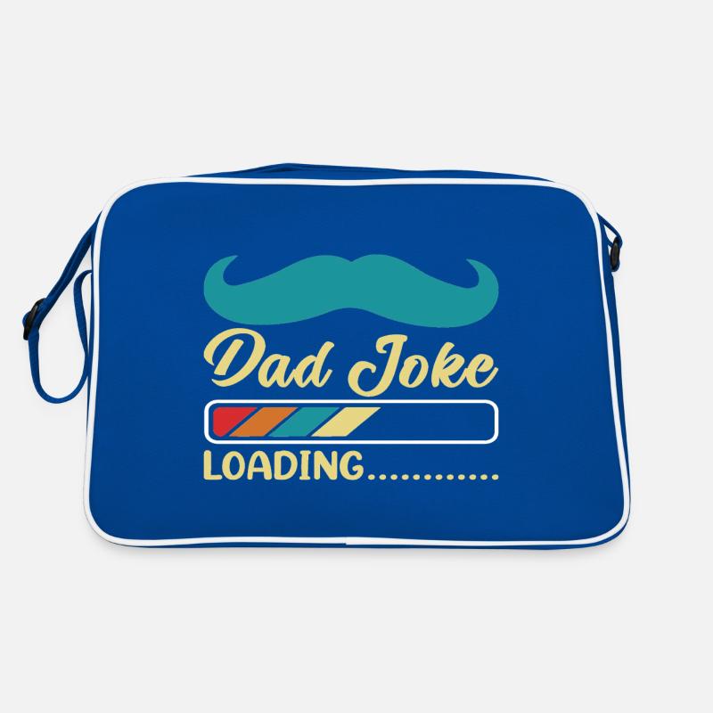 Papa Witz loading Sei Papas Shirt Geschenkidee Retro Tasche