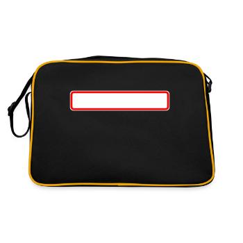 City panel, virgin - Retro Bag - black/gold - Back