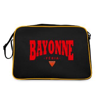 Bayonne Feria fêtes fête - Sac Retro - noir/or - Dos