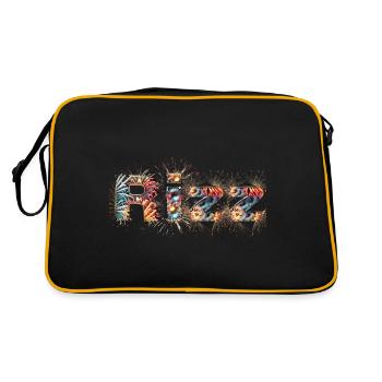 Rizz - Feux d’artifice - Sac Retro - noir/or - Dos