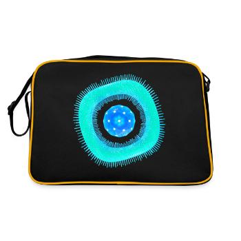 Abstract Cell - Retro Bag - black/gold - Back