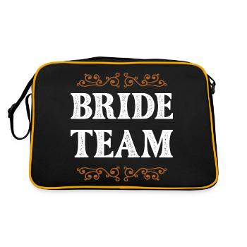 Équipage de la mariée - Sac Retro - noir/or - Dos